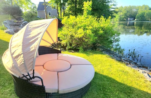 Orange Casa | Spacious Pet Friendly Waterfront w/ Hot Tub & Yogo Studio-Sleeps 10!