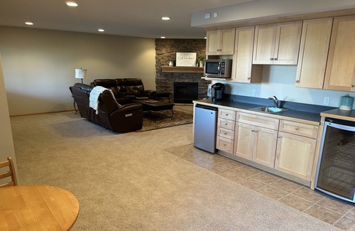 Shakopee Casa | Spacious private lower level overlooking pond!