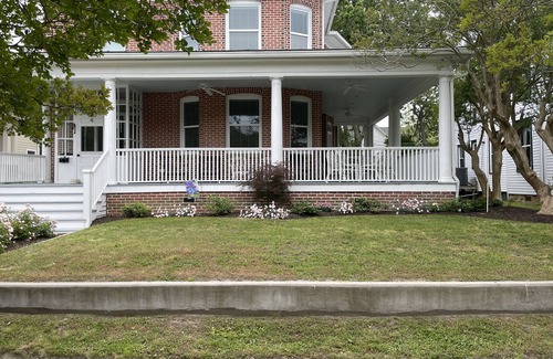 Cape Charles Casa | Spacious restored 1914 historic home steps from the beach.