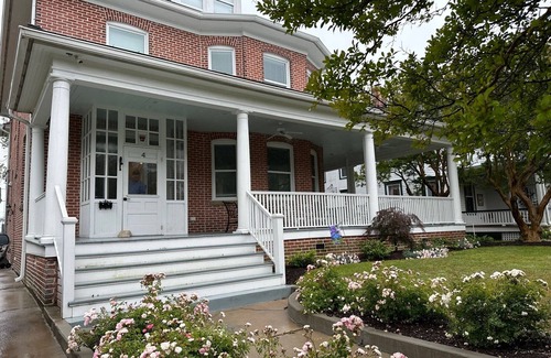 Cape Charles Casa | Spacious restored 1914 historic home steps from the beach.