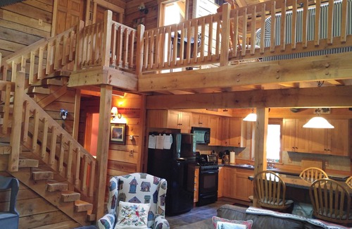 Albrightsville Casa | Acogedora Timber Frame Inicio
