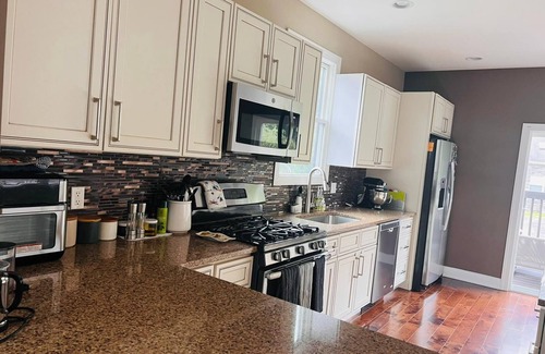Roxborough-Manayunk Casa | Spacious townhouse with fenced yard and 3 outdoor spaces