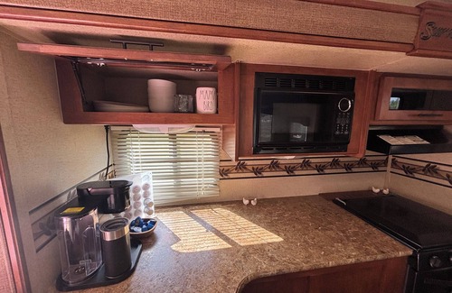 Stevensville Casa | Spacious Travel Trailer with AC in Stevensville