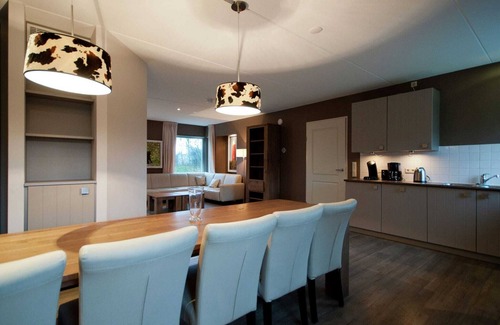 De Cocksdorp Villa | Amplio chalet con chimenea deco en Texel