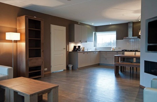 De Cocksdorp Villa | Amplio chalet con chimenea deco en Texel