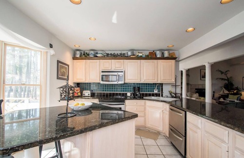 North Shores Casa | Spacious Waterfront Home w/ Private Pool, Dock, & Beach Access – Sleeps 15!
