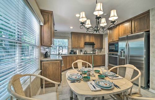 Alden Bridge Cabaña | Spacious Woodlands Home: Pool & Outdoor Oasis