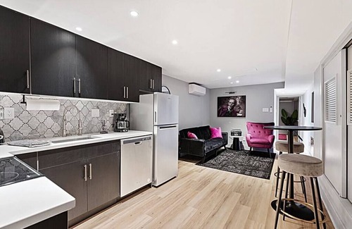 Melrose Condominio | SpeakEasy Suite w/Fireplace. Free street Parking