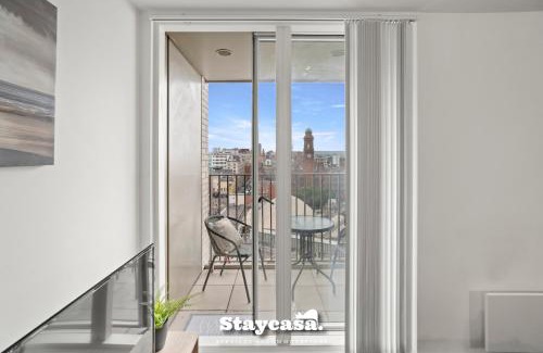 Manchester City Centre Apartamento | Spectacular Apartment Balcony View In City Centre