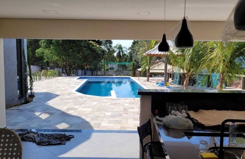 Mairinque Cabaña | spectacular chacara c heated pool air cond closed