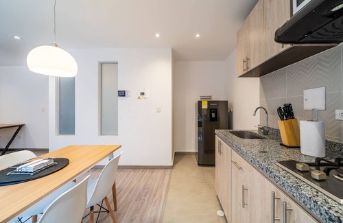 Financial District Apartamento | Spectacular High-End Apartment in Chapinero Alto with Wifi