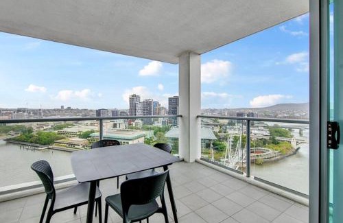 South Brisbane Apartamento | Spectacular River View Apartment