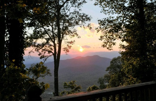 Bryson City Cabina | Espectacular vista hacia el oeste.
