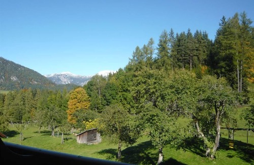 Vorderstoder Otro | "Spitzmauer" / sala de estar / dormitorio / ducha, inodoro - Familienbauernhof Grossgrub