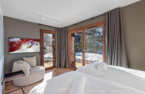 Courchevel Apartamento | Splendide appartement avec sauna à Courchevel Moriond, proche télécabine et pistes - FR-1-563-139