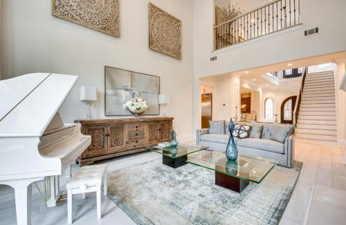 Suwanee Casa | Sprawling Suwanee Home Theater, Pool, Hot Tub!