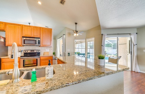Spring Hill Casa | Spring Hill Home w/ Private Yard & Heated Pool!