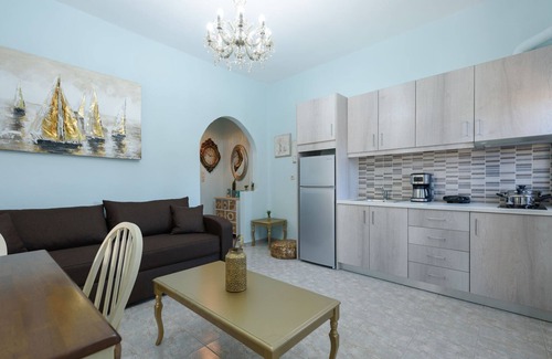 Kalamaki Apartamento | Apartamentos Spyros (5 apartamentos) con piscina en Kalamaki
