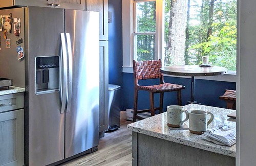Shapleigh Casa | SQUARE POND Waterfront Lake House With Beautiful Views, Dock and Swimming Float!