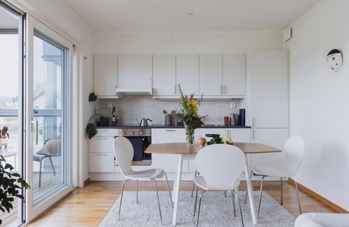 Trondheim Apartamento | [ST Olavs - Ntnu 5 Min] Balcony+free Parking Beautiful Modern Apartment