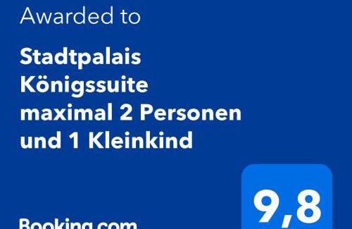 Bautzen Apartamento | Stadtpalais Königssuite maximal 2 Personen und 1 Kleinkind