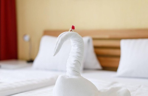 Morbisch am See Cabaña | Standard Doppelzimmer - Pension Laubenhof