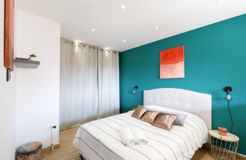 Riou - Petit Juas - Av de Grasse Apartamento | Stanislas Art - Cannes Centre - Terrasse - Clim