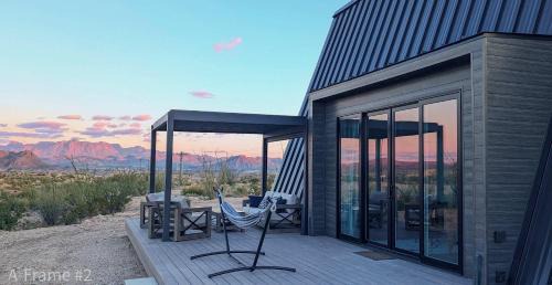 Study Butte-Terlingua Apartamento | Stardust Big Bend Luxury A-Frame#1 with a fab view