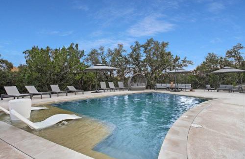 Canyon Lake Casa | Starlight Horizon Cabins A & B - Side-by-Side Group Retreat - Pet-Friendly Texas Hill Country Cabins Near Canyon Lake - Pool, Stargazing, Sleeps 16
