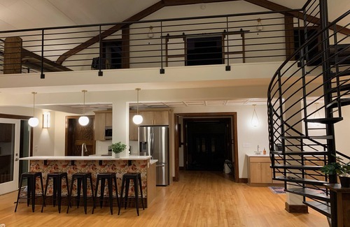 Hamburg Casa | Stay in a remodeled church near ski hill, snowmobile trails and river to kayak!!
