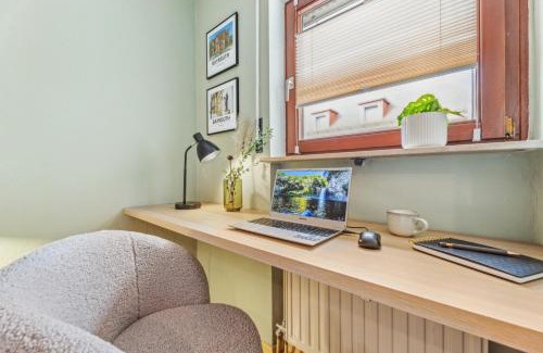 Bayreuth Apartamento | Stay Malou Apartment zentrumsnah mit Kaffee-Teebar, Arbeitsplatz, Balkon und kostenlosen Stellplatz