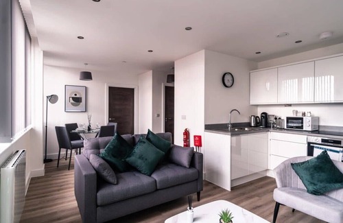 Old Trafford Apartamento | Stay Zeni, Alexandra Rise Manchester Slick 1 Bed