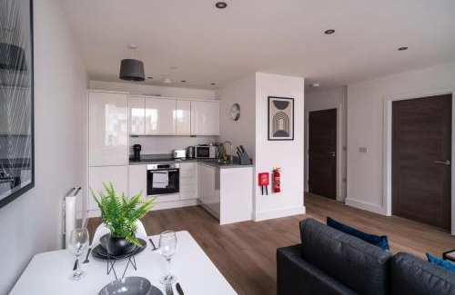 Old Trafford Apartamento | Stay Zeni, Alexandra Rise Manchester Chic 1BR Flat