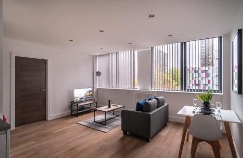 Old Trafford Apartamento | Stay Zeni, Alexandra Rise Manchester Chic 1BR Flat