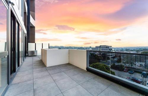 Box Hill Apartamento | StayAU Spacious 2BR Stunning Sunset Views