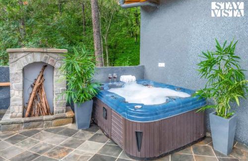 Dharampur Villa | StayVista at Sylvana Villas with Lawn, BBQ and Jacuzzi