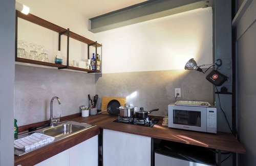 Ciudad Nueva Apartamento | Steel-Loft Studio 03 - cozy, king-size-bed, sea-view terraces, AC, work WiFi-120