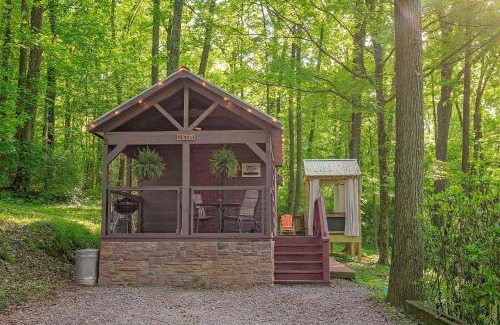 Lookout Valley Neighborhood Association Casa | Stefan Cabin Nature-nested Tiny Home Hot Tub