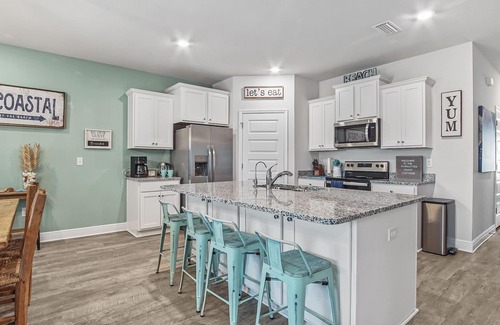 Port St. Joe Casa | Steps Away from Beach! Golf Cart Included! EBikes! Pool! 2 PaddleBoards!Arcade!
