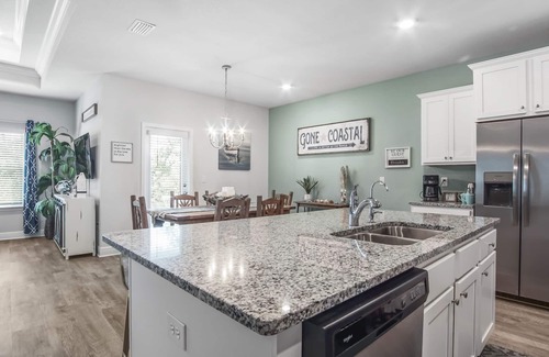 Port St. Joe Casa | Steps Away from Beach! Golf Cart Included! EBikes! Pool! 2 PaddleBoards!Arcade!