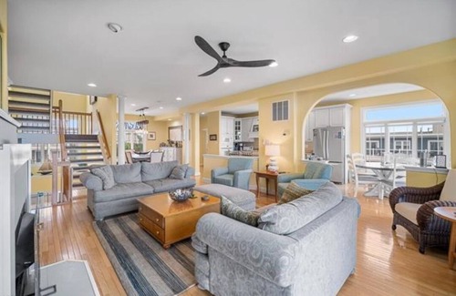 Brigantine Casa | Steps away from the beach - direct ocean front townhouse! A true oceanside gem!