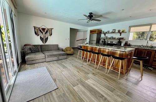 Playa Hermosa Casa | Steps from beach with private pool, rooftop terrace & swim up bar beach club!