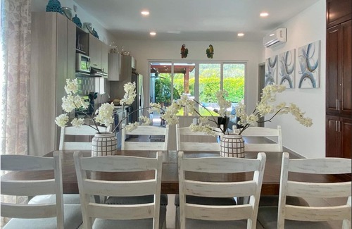 Tambor Casa | Steps to the ocean, impeccably decorated, private pool, rancho & mountain views