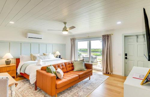 Flagler Beach Apartamento | Steps to Shore Studio with Patio in Flagler Beach