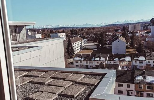 Kaufbeuren Apartamento | Stilvolle Wohnung mit Bergblick