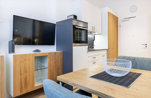 Wismar Apartamento | Stilvolles 1-zimmer-apartment in Außergewöhnlicher Hafenlage im Maritimen Wismar