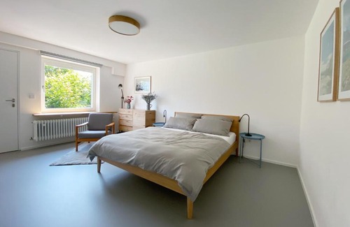 Wolfratshausen Apartamento | Stilvolles Apartment mit Bergblick-Hütte und Garten