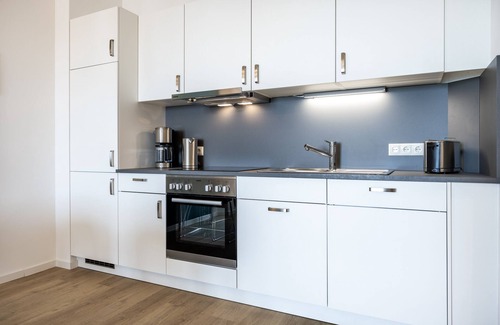 Wismar Apartamento | Stilvolles, Modernes Hafenapartment mit Tollem Blick auf den Alten Hafen Wismars