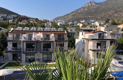 Kalkan Apartamento | Stone House Aparts Dublex 3 plus1 mit Meerblick und Jakuzzi Kalkan No 6