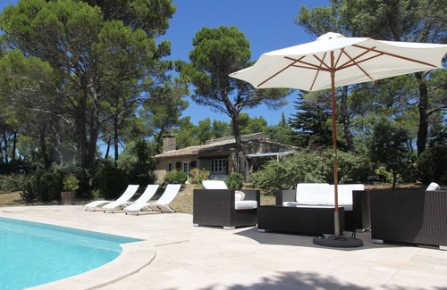 Murs Casa | Casa de piedra en Luberon, piscina climatizada, patio, cerca de Gordes